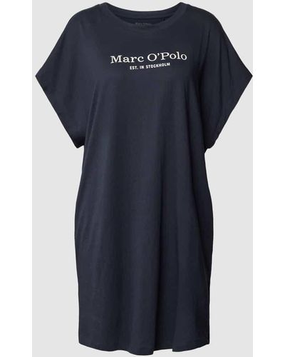 Marc O' Polo Nachthemd mit Fledermausärmel - Blau