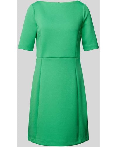 Zero Knielanges Kleid mit U-Boot-Ausschnitt - Grün