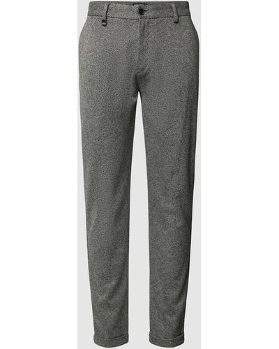 Antony Morato Stoffen Broek Met Pied-de-poule-motief - Grijs