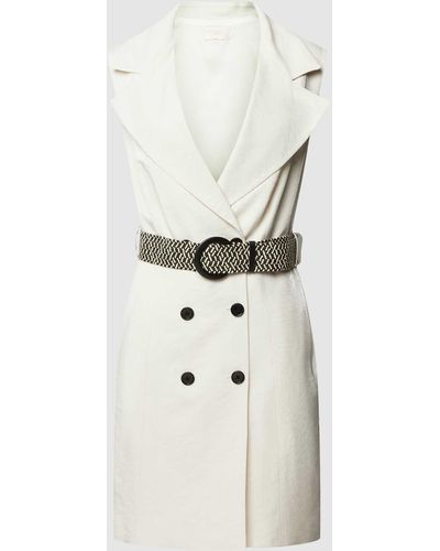 Liu Jo Mini-jurk Met Tailleriem - Wit