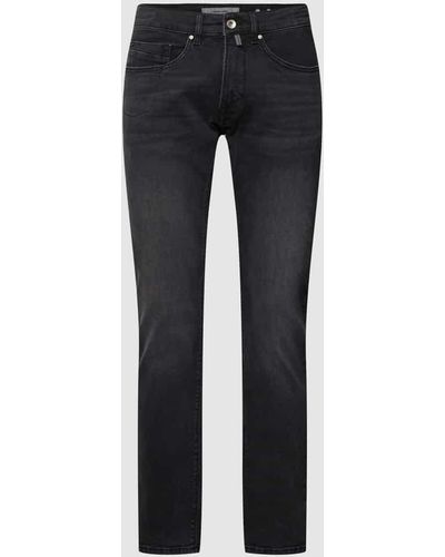 Pierre Cardin Jeans mit Label-Details - Schwarz