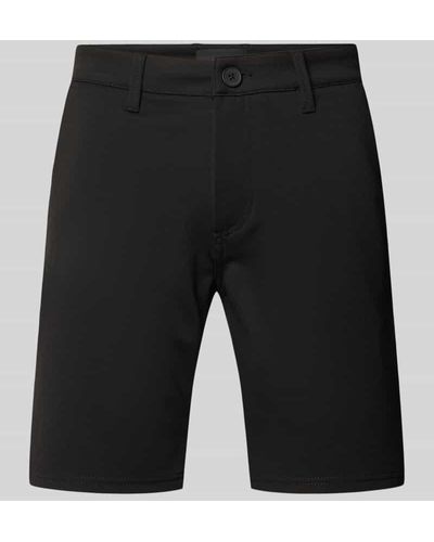 Blend Regular Fit Shorts mit Eingrifftaschen - Schwarz