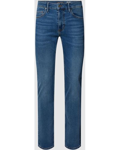 Marc O'polo Shaped Fit Jeans mit Stretch-Anteil Modell 'Sjöbo' - Blau
