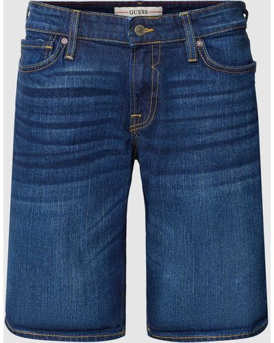 Guess Jeansshorts im 5-Pocket-Design Modell 'SONNY' - Blau