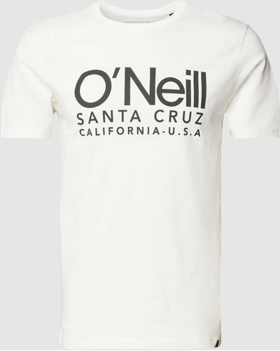 O'neill Sportswear T-shirt Met Logoprint - Wit