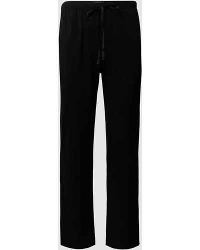 Polo Ralph Lauren Pyjamabroek Met Logostitching - Zwart