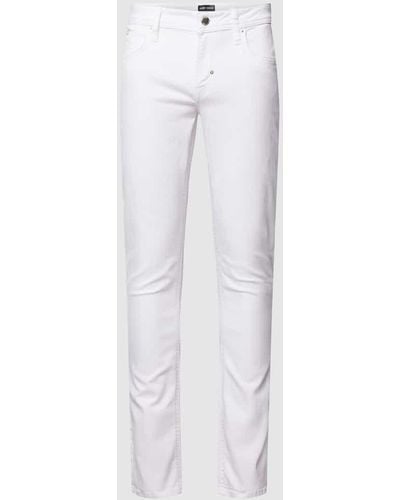 Antony Morato Tapered Fit Jeans mit Eingrifftaschen - Weiß