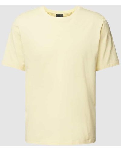 Hanro T-Shirt mit Rundhalsausschnitt Modell 'Living Shirt' - Natur