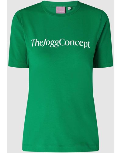 TheJoggConcept T-shirt Met Stretch - Groen