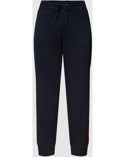 Jack & Jones PLUS SIZE Sweatpants mit Label-Details Modell 'Will' - Blau