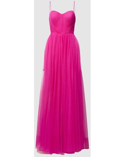 Vera Wang Abendkleid mit Herz-Ausschnitt Modell 'VERNEN' - Pink
