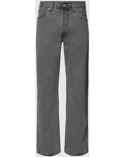 Levi's Jeans im 5-Pocket-Design Modell '501 WALK DOWN BROADWAY' - Grau