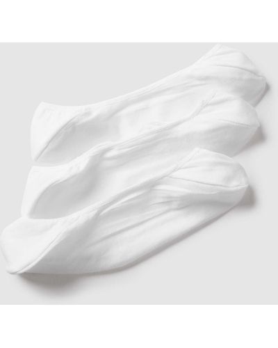 Polo Ralph Lauren Füßlinge mit Label-Details im 3er-Pack - Weiß