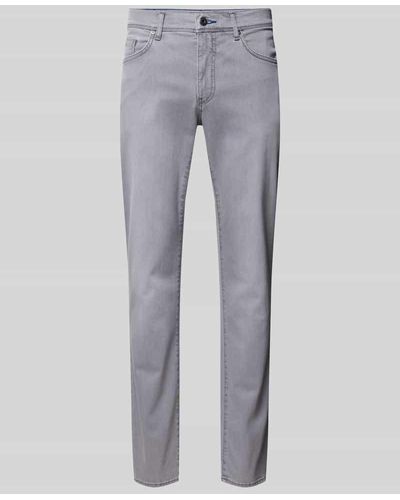 Brax Straight Fit Jeans mit Stretch-Anteil Modell 'CADIZ' - Grau