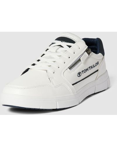 Tom Tailor Sneaker mit Label-Details - Weiß