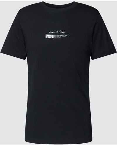 Mister Tee T-shirt Met Motiefprint Aan De Achterkant - Zwart