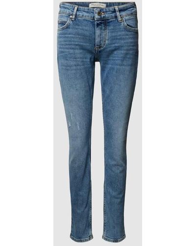 Marc O' Polo Slim Fit Jeans mit Stretch-Anteil - Blau