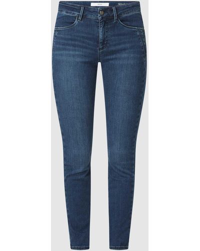 Brax Skinny Fit Jeans mit Bio-Anteil Modell 'Ana' - Blau