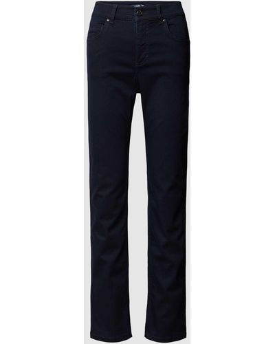 ANGELS Bootcut Jeans mit Kontrastnähten Modell 'CICI' - Blau