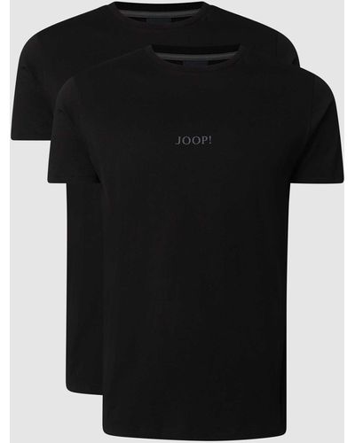 Joop! T-shirt Van Katoen - Zwart