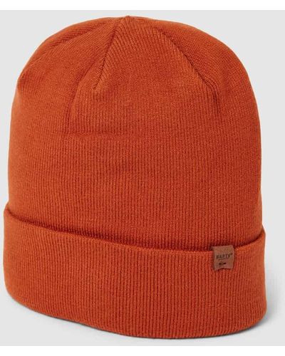 Barts Beanie mit Label-Detail Modell 'WILLES' - Orange