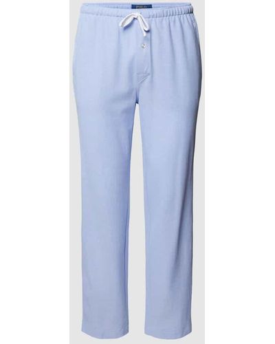 Polo Ralph Lauren Pyjama-Hose mit elastischem Bund - Blau