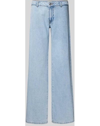 ONLY Wide Fit Jeans Met Knoopsluiting - Blauw