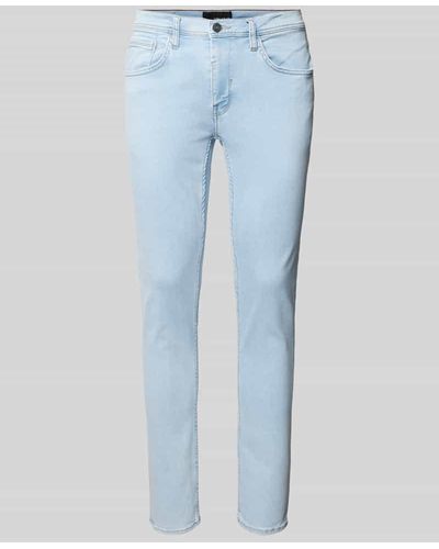 Blend Slim Fit Jeans im 5-Pocket-Design Modell 'Jet' - Blau
