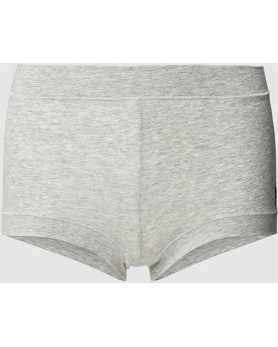Polo Ralph Lauren Pyjama-Shorts mit Label-Detail Modell 'Girl Short' - Grau