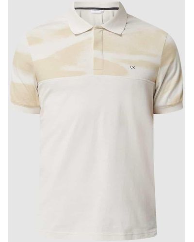 Calvin Klein Poloshirt mit Logo - Weiß