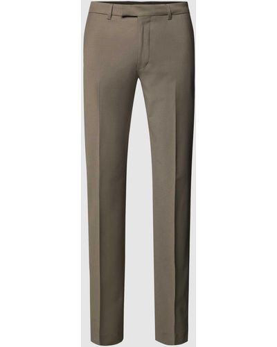 DRYKORN Anzughose mit Bügelfalten Modell 'PIET' - Grau
