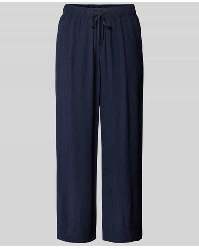 Tom Tailor Loose Fit Hose mit elastischem Bund - Blau