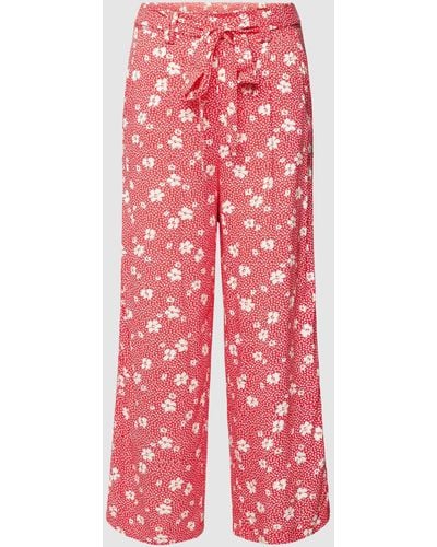 ONLY Culotte Met All-over Motief - Rood
