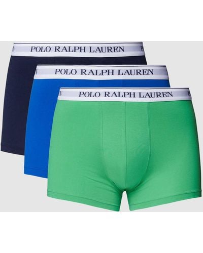 Polo Ralph Lauren Boxershorts mit elastischem Logo-Bund und Regular Fit - Grün