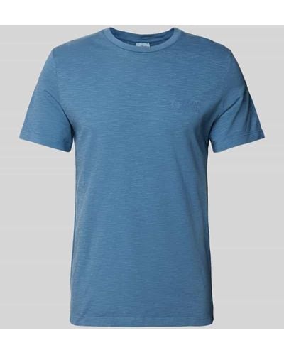 S.oliver T-Shirt mit Rundhalsausschnitt - Blau