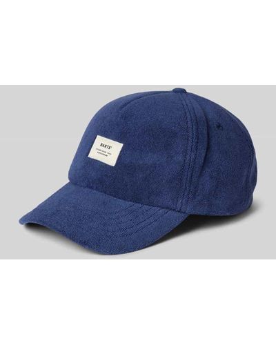 Barts Cap aus Frottee mit Label-Patch Modell 'BEGONIA' - Blau