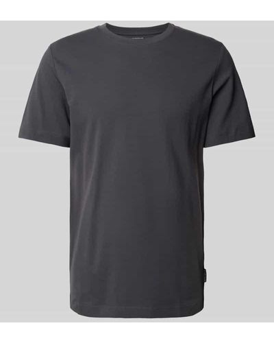 Tom Tailor T-Shirt im unifarbenen Design - Schwarz
