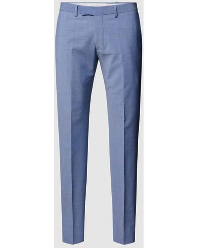 Strellson Anzughose in unifarbenem Design - Blau