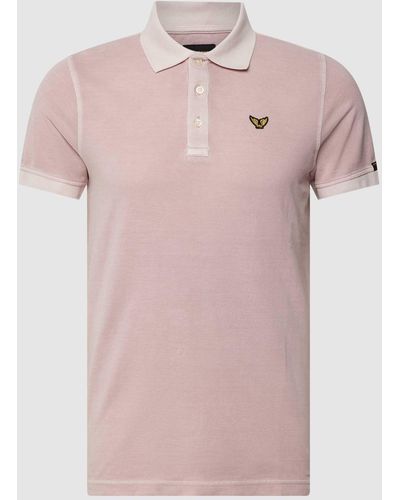 PME LEGEND Poloshirt Met Logostitching - Roze