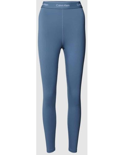 Calvin Klein Leggings mit elastischem Bund - Blau