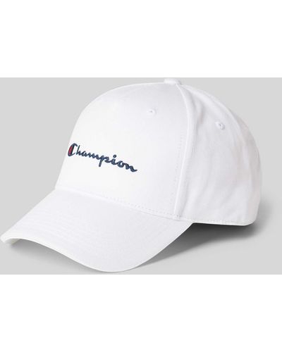 Champion Basecap mit Label-Stitching Modell 'Legacy' - Weiß