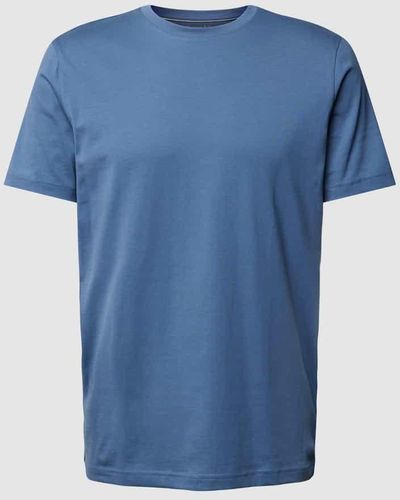 Christian Berg Men T-Shirt aus Baumwolle mit Rundhalsausschnitt - Blau