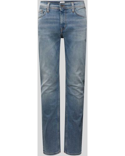 Mustang Slim Fit Jeans im 5-Pocket-Design Modell 'VEGAS' - Blau