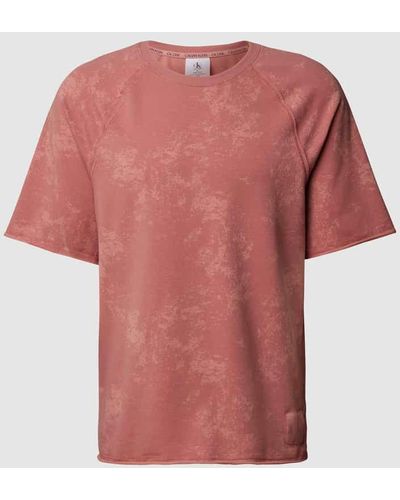 Calvin Klein Sweatshirt mit Rundhalsausschnitt - Pink