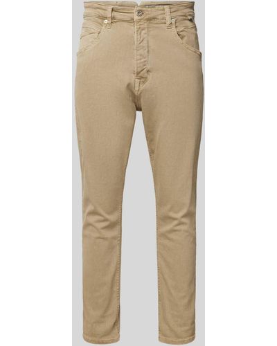 Gabba Tapered Fit Jeans im 5-Pocket-Design Modell 'Alex' - Natur