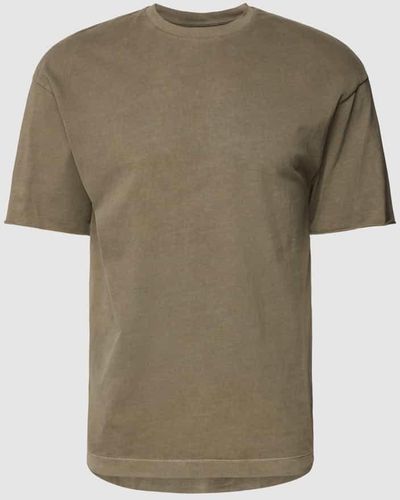DRYKORN T-Shirt mit Label-Detail Modell 'EROS' - Grün