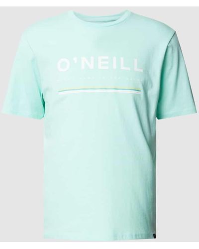 O'neill Sportswear T-Shirt mit Label-Print Modell 'ARROWHEAD' - Grün