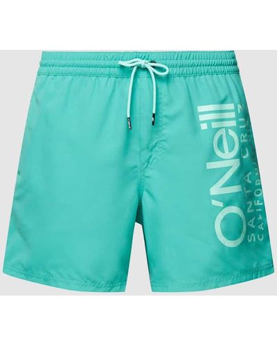 O'neill Sportswear Badehose mit Motiv-Print Modell 'Original Cali 16 Shorts' - Blau