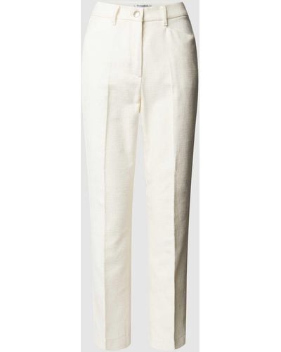 RAPHAELA by BRAX Super Slim Fit Stoffhose mit Bügelfalten Modell 'Lorella Kick' - Weiß