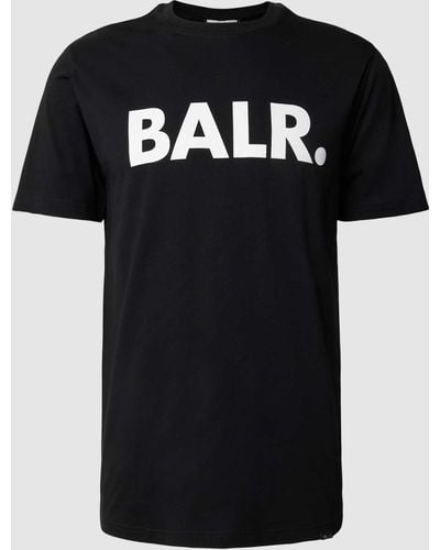 BALR T-Shirt mit Label-Print - Schwarz